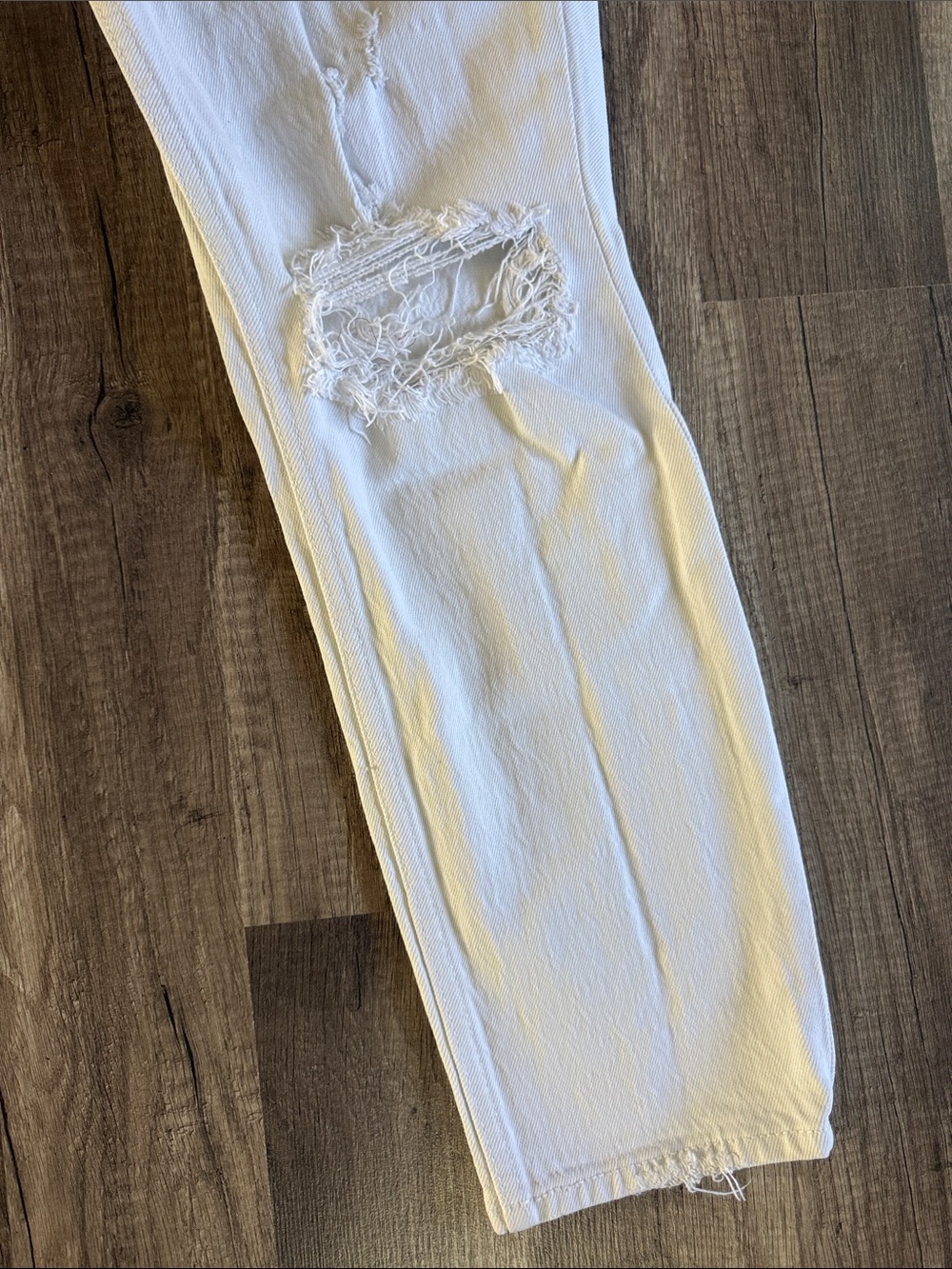 Abercrombie & Fitch Jeans White Curve Love The Skinny High Rise Size 27 Pants - Picture 5 of 9